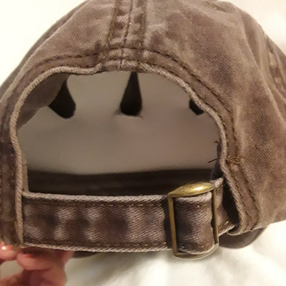 New Women's Camp More Worry Less Baseball Cap - Picture 4 of 4